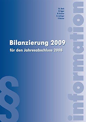 Bilanzierung 2009: für den Jahresabschluß 2008