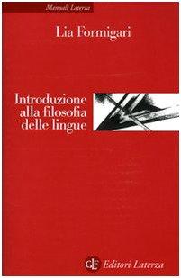 Introduzione alla filosofia delle lingue (Manuali Laterza)