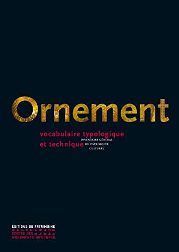 Ornement : vocabulaire typologique et technique