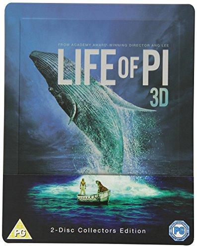 Life of Pi: Schiffbruch mit Tiger (Life of Pi 3D) - Exclusive Limited Edition Steelbook (Blu-ray 3D + Blu-ray + UV Copy) (UK Import mit dt. 3D-Ton) [Blu-ray] , Regiionfree, Uncut