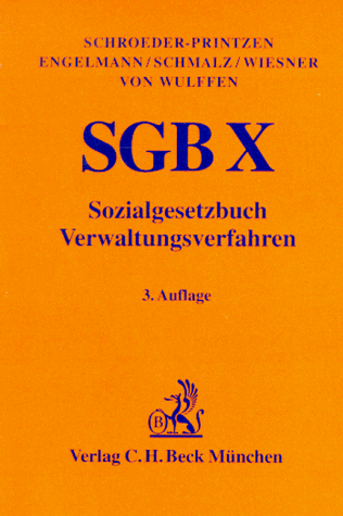 Sozialgesetzbuch. Verwaltungsverfahren - SGB X