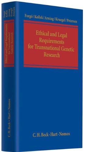 Ethical and Legal Requirements for Transnational Genetic Research