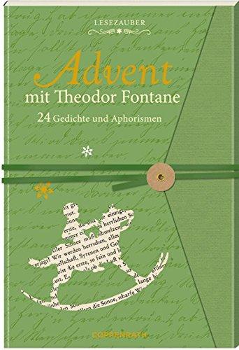 Briefbuch - Advent mit Theodor Fontane: 24 Gedichte und Aphorismen