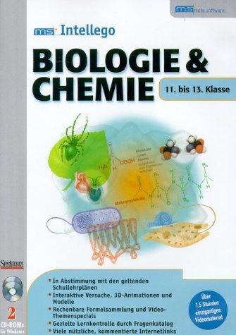 Intellego Biologie & Chemie, DVD-ROMs : 11.-13. Klasse, 1 DVD-ROM