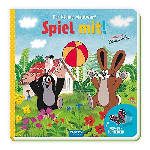 Trötsch Der kleine Maulwurf Spiel mit Pappenbuch mit Pop-up-Schiebern: Entdeckerbuch Beschäftigungsbuch Spielbuch