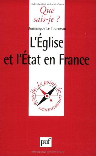 L'Eglise et l'Etat en France