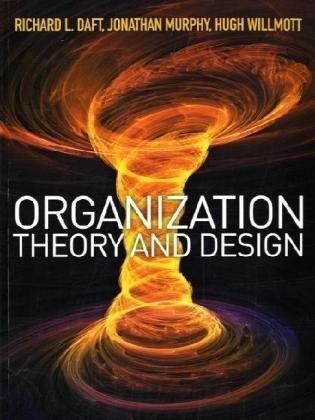 Organizational Theory and Design