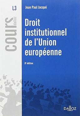 Droit institutionnel de l'Union européenne : L3