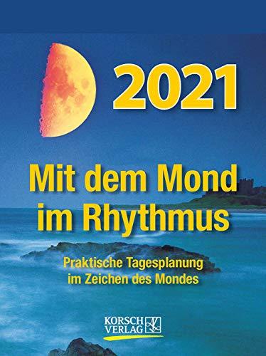 Mond Abreißkalender 2021: Tages-Abreisskalender zum Aufstellen I 12 x 16 cm