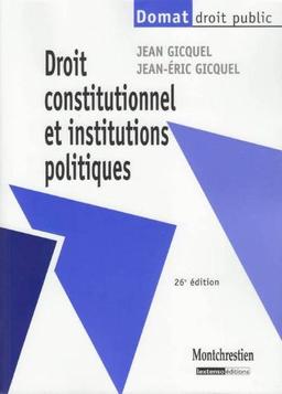 Droit constitutionnel et institutions politiques