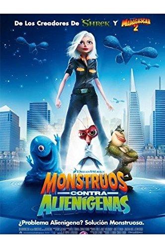 Monstruos Contra Alienígenas (Import Dvd) (2009) Doblaje Original: Reese Withe