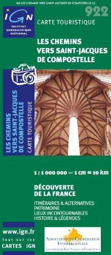 Les Chemins Vers Saint-Jacques de Compostelle1 : 1 000 000