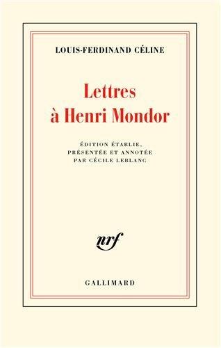 Lettres à Henri Mondor