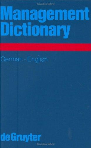 Management Dictionary, German-English