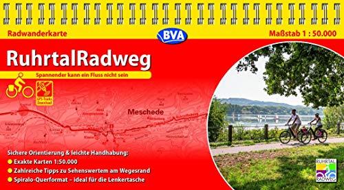 Kompakt-Spiralo BVA RuhrtalRadweg 1:50.000: Spannender kann ein Fluss nicht sein - mit Begleitheft