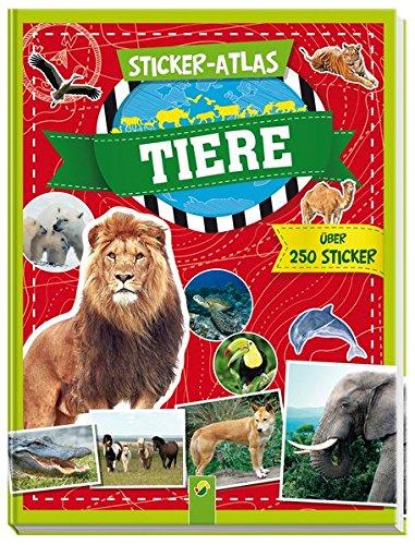 Sticker-Atlas Tiere: Über 250 Sticker