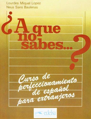 ¿A que no sabes?