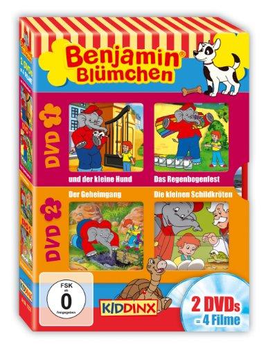 Benjamin Blümchen - Der kleine Hund/Das Regenbogenfest/Der Geheimgang/Die kleinen Schildkröten [2 DVDs]