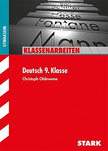 Klassenarbeiten Gymnasium - Deutsch 9. Klasse