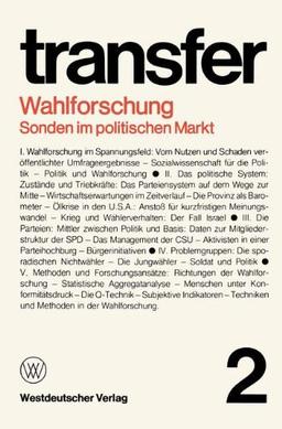 Wahlforschung: Sonden im politischen Markt (Transfer)