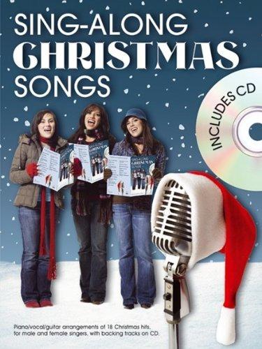 Sing-Along Christmas Songs (Book And Cd) Pvg Book/Cd: Noten, CD für Klavier, Gesang, Gitarre