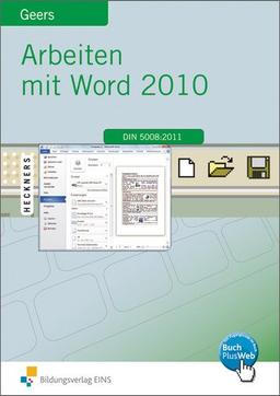 Arbeiten mit Word 2010: Schülerband