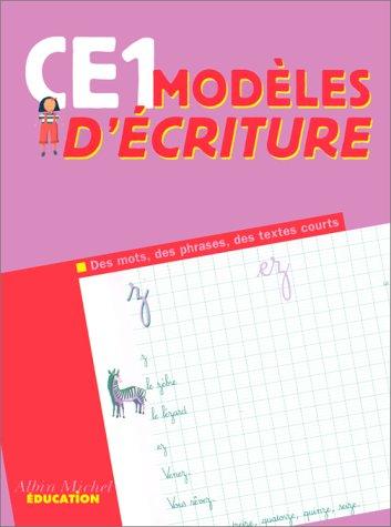 Modèles d'écriture, CE1