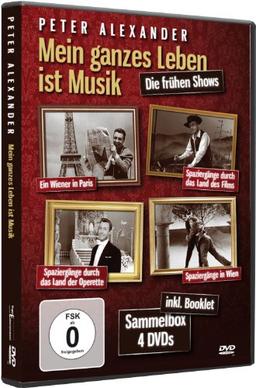 Peter Alexander - Mein ganzes Leben ist Musik (Sammelbox 4DVDs inkl. Booklet)