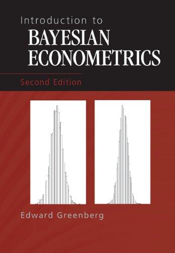 Introduction to Bayesian Econometrics