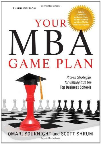 Your MBA Game Plan: Proven Strategies for Getting Into the Top Business Schools