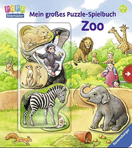 Mein großes Puzzle-Spielbuch Zoo