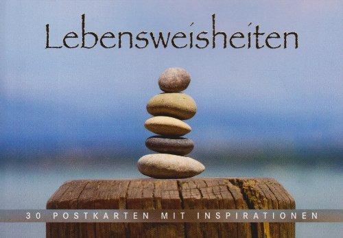 Lebensweisheiten: 30 Postkarten mit Inspirationen