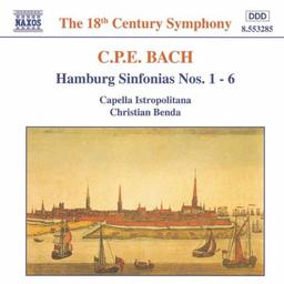 Bach Carl Philipp Emanuel Hamb.Sinfonien 1-6 B