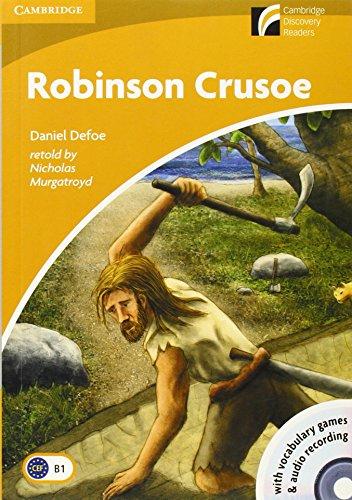 Robinson Crusoe Level 4 Intermediate Book with CD-ROM and Audio CD (Cambridge Discovery Readers: Level 4)