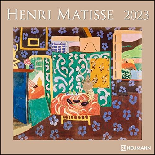 Henri Matisse 2023 - Wand-Kalender - Broschüren-Kalender - 30x30 - 30x60 geöffnet - Kunst-Kalender (GRID CALENDAR)