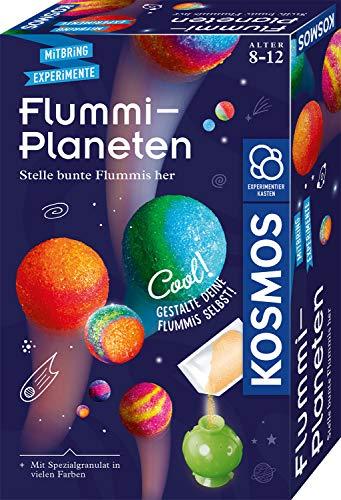 KOSMOS 657765 Flummi-Planeten, bunte Flummis selbst herstellen, coole Farbmuster selber mixen, Experimentierset, Experimentierkasten, kleines Geschenk für Kinder ab 8 Jahre