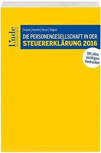 Die Personengesellschaft in der Steuererklärung 2016