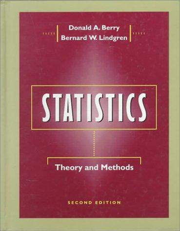 Statistics: Theory and Methods