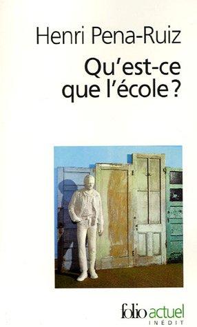 Qu'est-ce que l'école ?