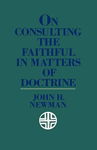 On Consulting the Faithful in Matters of Doctrine