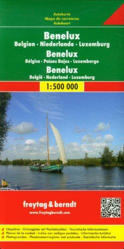 Freytag Berndt Autokarten, Benelux (B, NL, L) - Maßstab 1:500 000