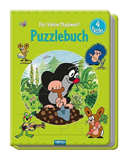 Puzzlebuch "Der kleine Maulwurf": 4 Puzzles