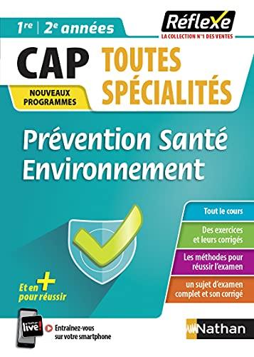 Prévention santé environnement, CAP toutes spécialités, 1re, 2e années : nouveau programme