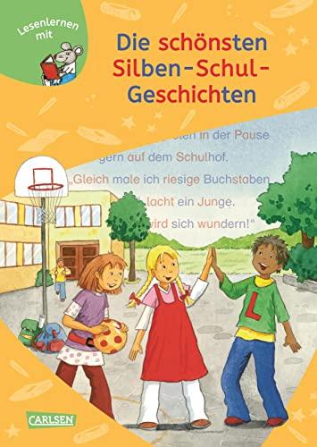 LESEMAUS zum Lesenlernen Sammelbände: 6er Sammelband: Die schönsten Silben-Schul-Geschichten: Extra Lesetraining – Lesetexte mit farbiger Silbenmarkierung