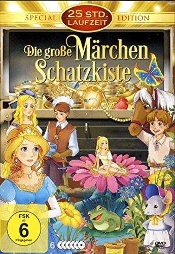 Die große Märchen Schatzkiste (25 Zeichentrickfilme + kpl. TV Serie Little Cars) [6 DVDs]