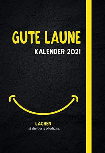 Gute Laune - Kalender 2021: Taschenkalender mit Lesebändchen und Gummiband