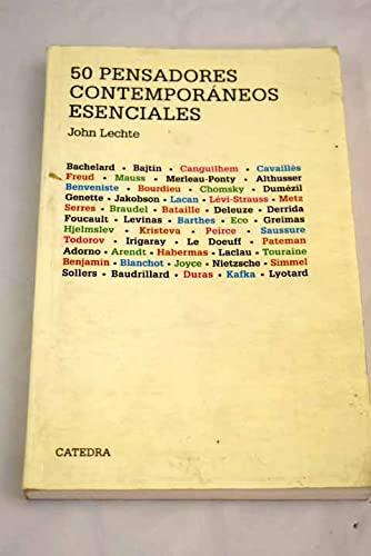 50 pensadores contemporaneos esenciales/ 50 Key Contemporary Thinkers (Teorema Serie Mayor)