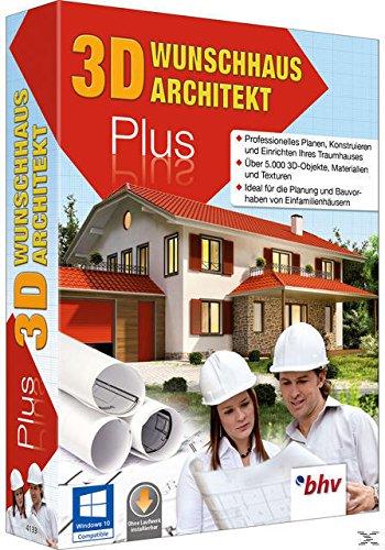 3D Wunschhaus Architekt 9 Plus. Für Windows 10, 8.1, 8, 7, Vista, XP (jeweils 32- und 64-Bit),