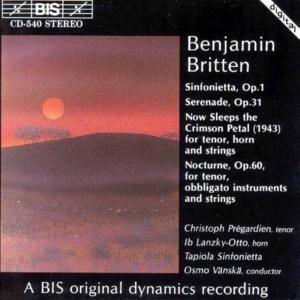 Britten Sinfonien und Serenaden Vae