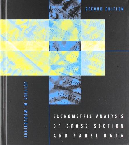 Econometric Analysis of Cross Section and Panel Data: Second Edition